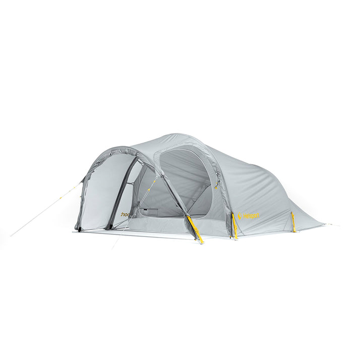 Helsport Adventure Lofoten Superlight 3 Tent stone grey / sunset yellow vestibule