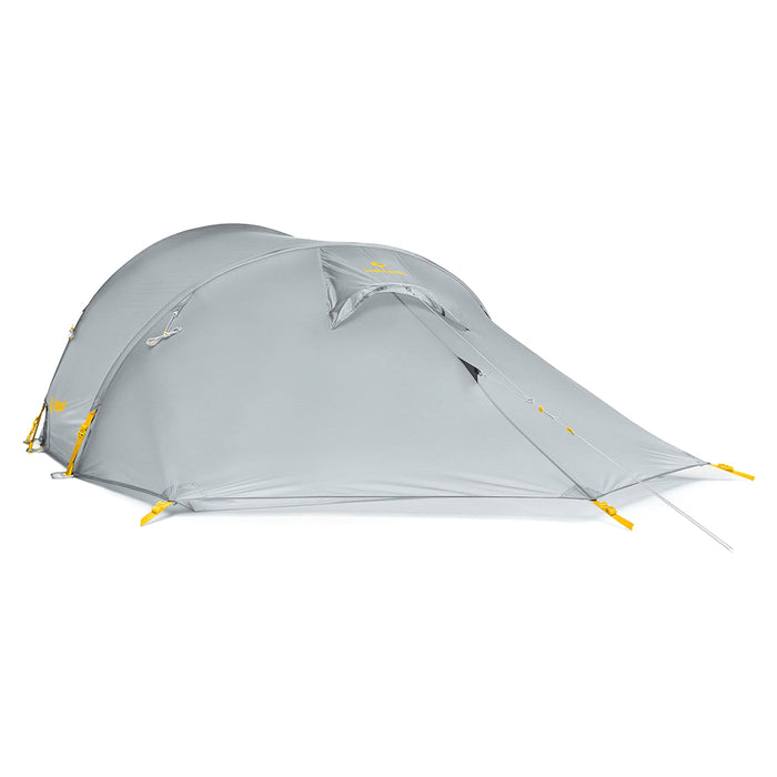Helsport Adventure Lofoten Superlight 3 Tent stone grey / sunset yellow back