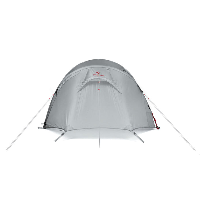 Helsport Explorer Lofoten Pro 3 Tent stone grey / ruby red detail 3