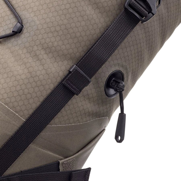 Ortlieb Waterproof Bikepacking Seat-Pack - Dark Sand Detail 4