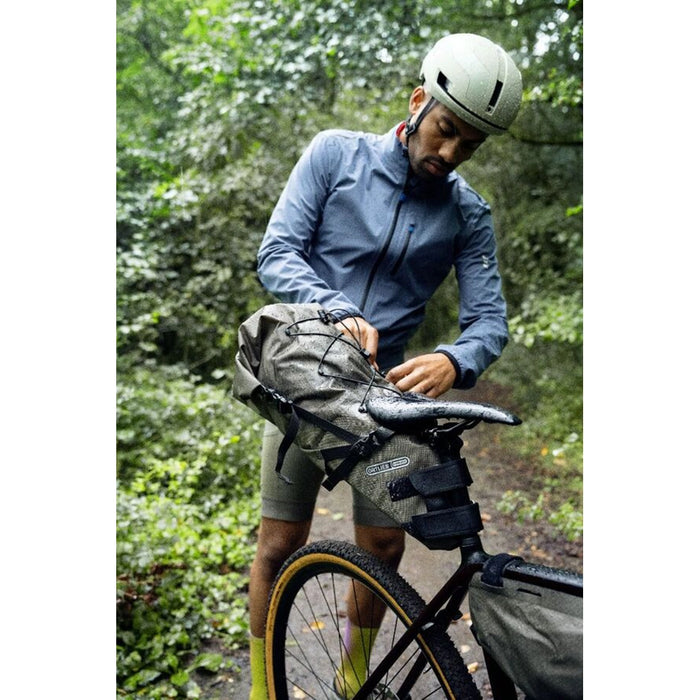 Ortlieb Waterproof Bikepacking Seat-Pack - Dark Sand Detail 6