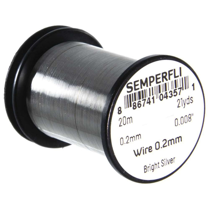 Semperfli Wire 0.2mm light silver 1