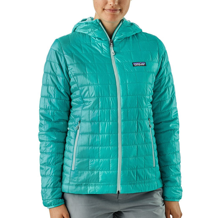 Patagonia Women's Nano Puff Insulated Hoody STRB - Model Front
