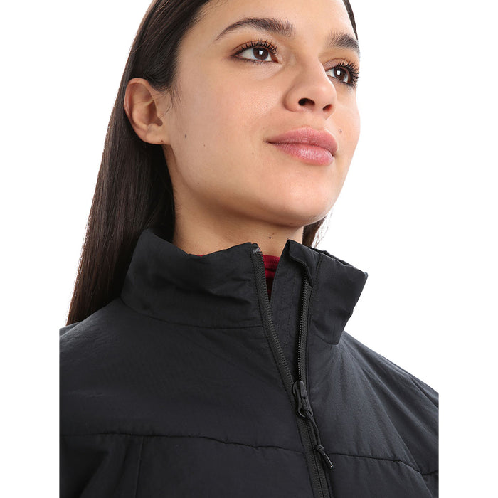 Icebreaker Women's MerinoLoft Jacket black detail 2