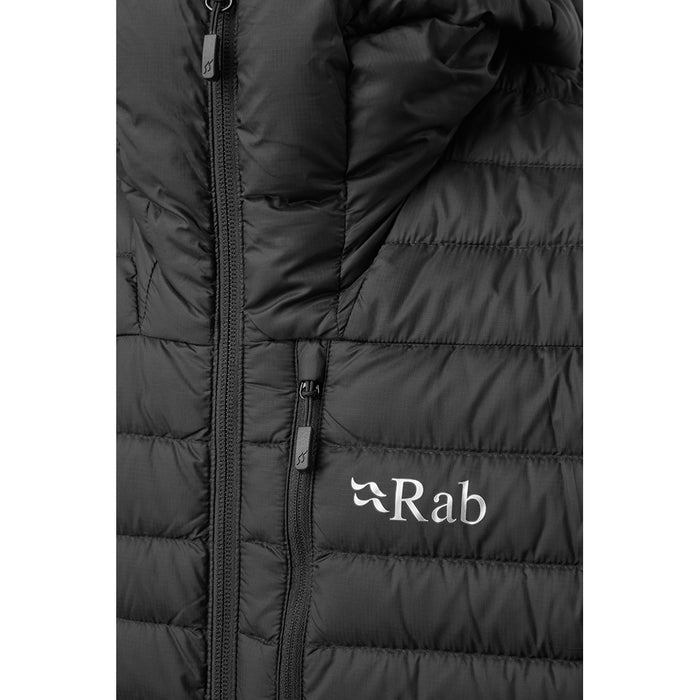 Rab Men's Microlight Alpine Down Jacket - black detail 2