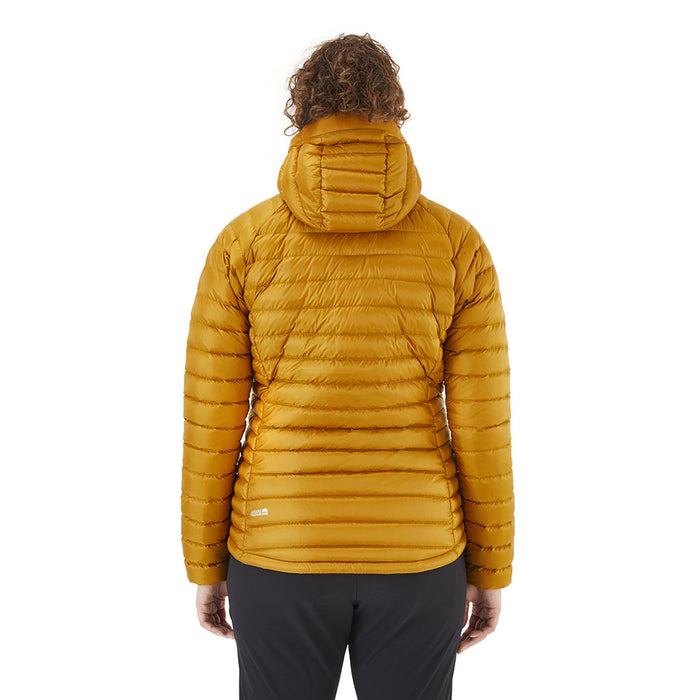 Rab Women's Microlight Alpine Jacket dark butternut model back