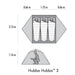 MSR Hubba Hubba 3-person lightweight hiking tent dimensions
