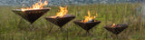 Snow Peak Stainless Steel Pack & Carry Fireplace. Small, medium, large and X-large