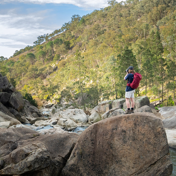 Pat at Adelong Falls 