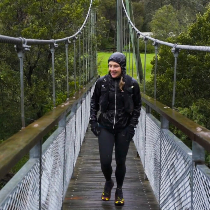 Eloise running the Hume and Hovell walking track
