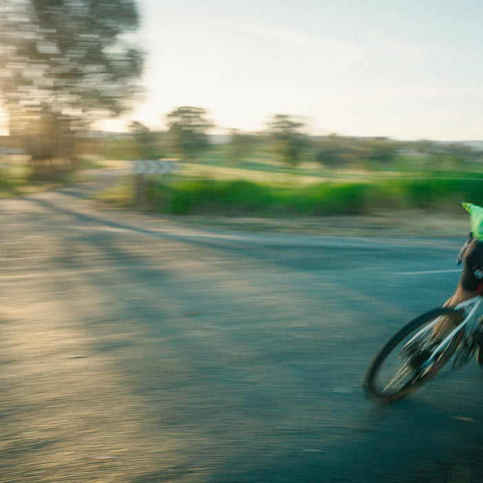 Ian from Bike Revive Tumut riding his bike