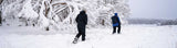 Exploring Three mile dam in the winter