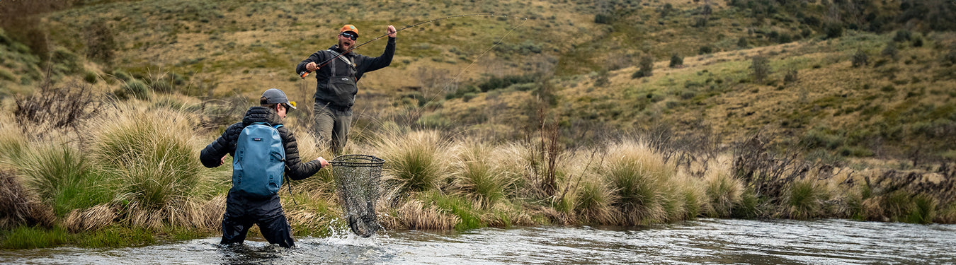 Shop fly fishing packs, nets and storage from Tom's Outdoors in Australia