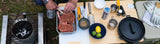 Cooking some big steaks on the Snow Peak Fire pit