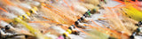 A selection of saltwater shrimp flies