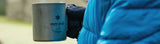 Morning  up of tea in a snow peak mug