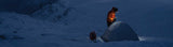 Catching first light on the main range