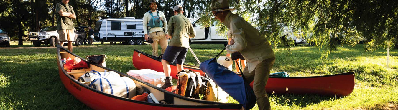 Packing the canoes for a 3 day adventure on the Tumut River