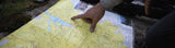 Checking the map before starting the day
