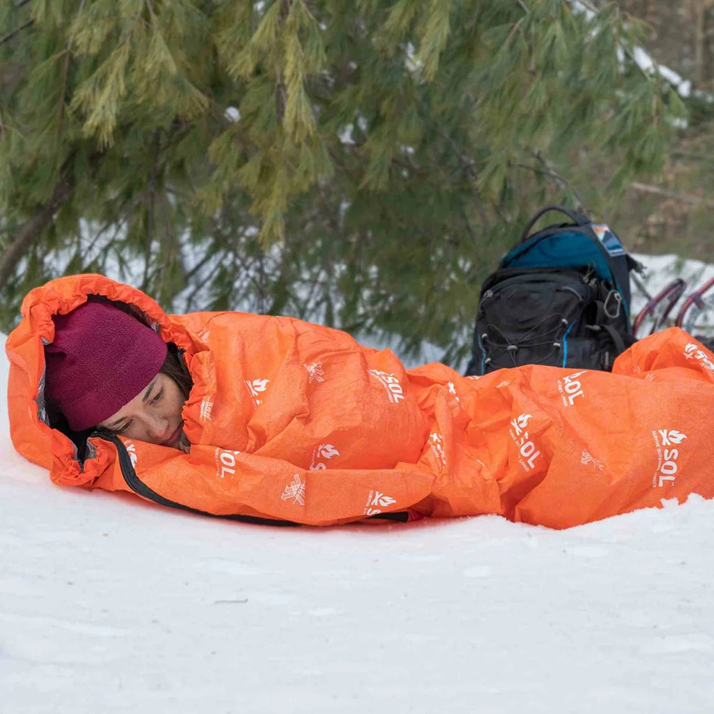 Survive Outdoors Longer Escape Bivvy With Hood Orange Details 2