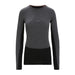 Icebreaker Women's 260 ZoneKnit Long Sleeve Crewe Jet Heather Hero