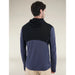 Icebreaker Men's Merino 200 RealFleece Descender Long Sleeve Zip Hoodie Black / Graphite - Details 3