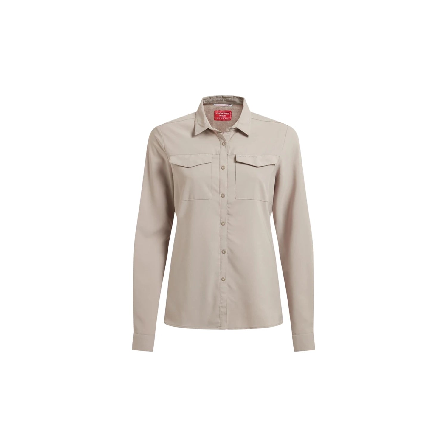 Craghoppers Women's NosiLife Adventure Long Sleeve Shirt III - Soft Mushroom