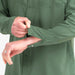NRS Men's Long-Sleeve Guide Shirt - Juniper Detail 3