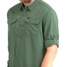 NRS Men's Long-Sleeve Guide Shirt - Juniper Detail 2