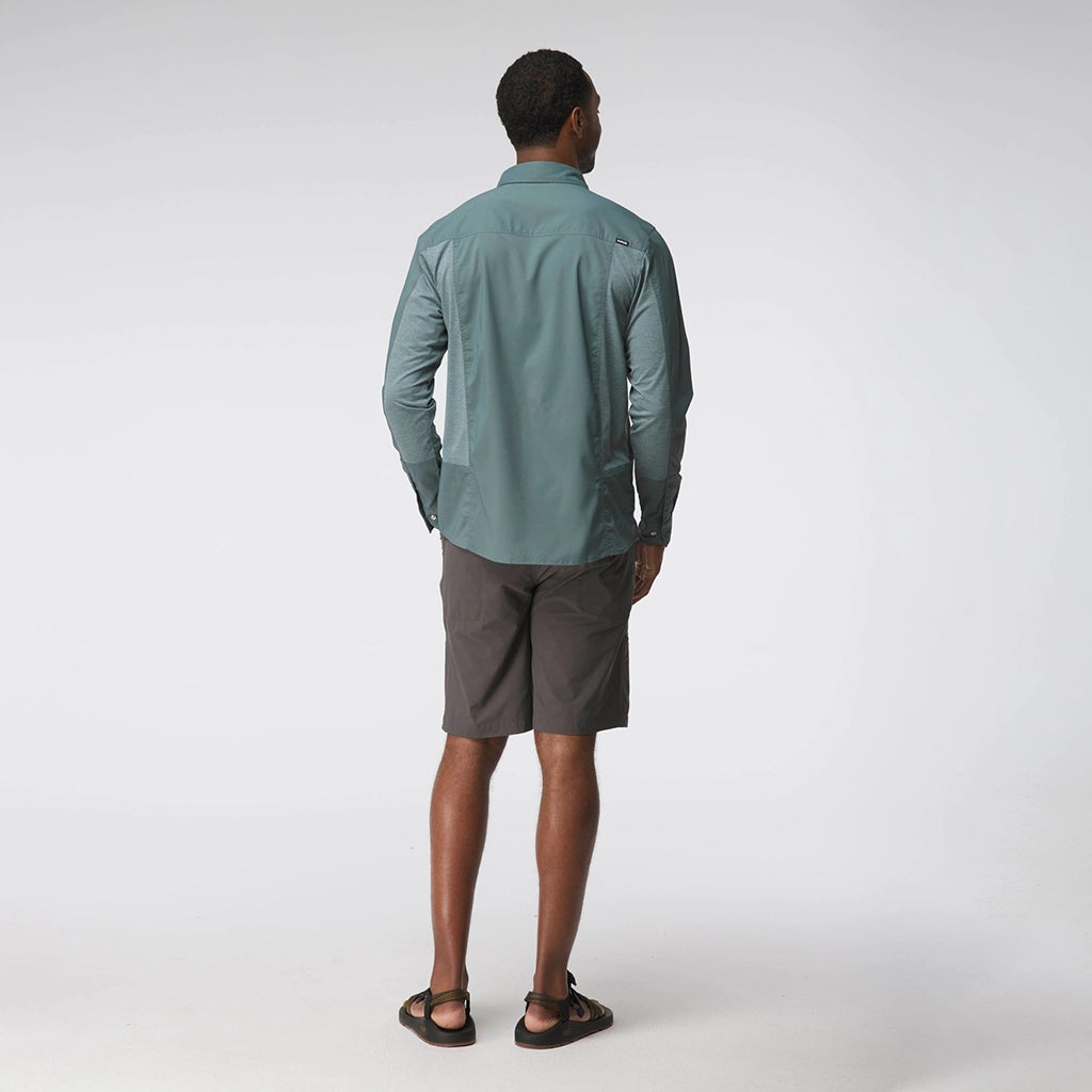 NRS Men's Long Sleeve Guide Shirt - Slate Details 2
