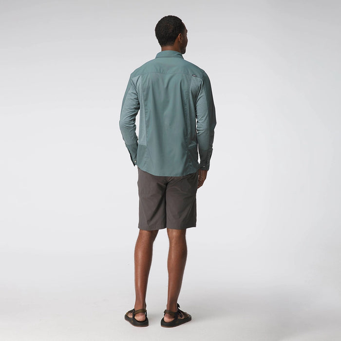 NRS Men's Long Sleeve Guide Shirt - Slate Details 2