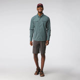 NRS Men's Long Sleeve Guide Shirt - Slate Details 1
