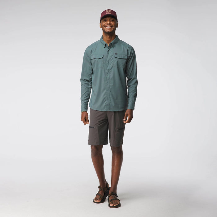 NRS Men's Long Sleeve Guide Shirt - Slate Details 1