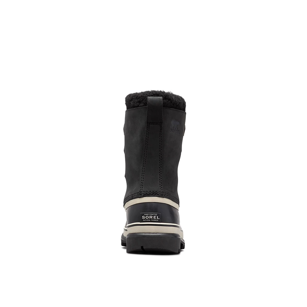 Sorel Men's Caribou Boot - Black Dark Stone Details 3
