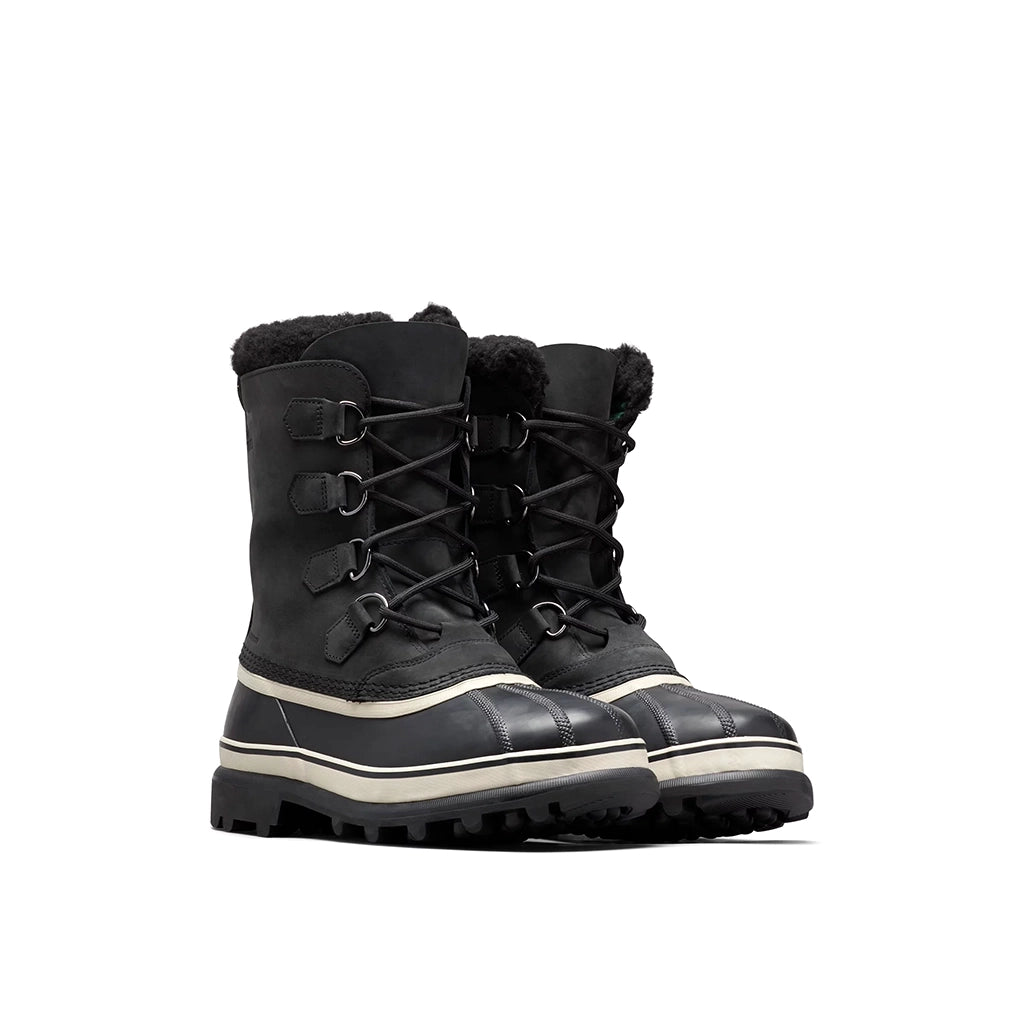 Sorel Men's Caribou Boot - Black Dark Stone Details 1