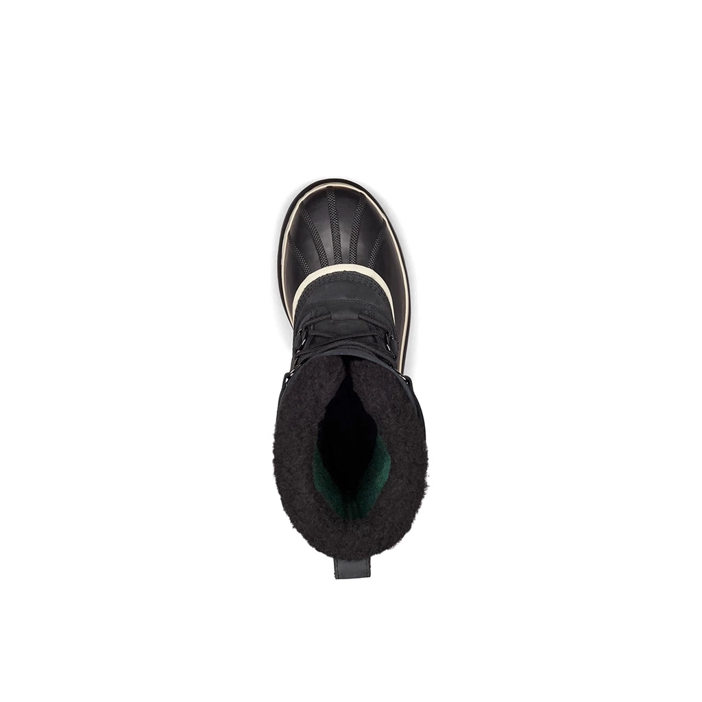 Sorel Men's Caribou Boot - Black Dark Stone Details 4