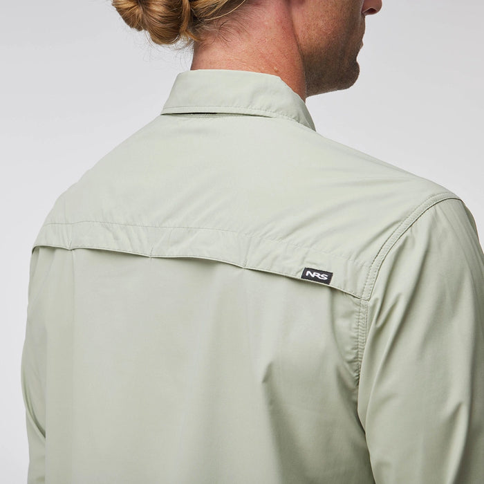 NRS Men's Caye Shirt - Desert Sage Details 4