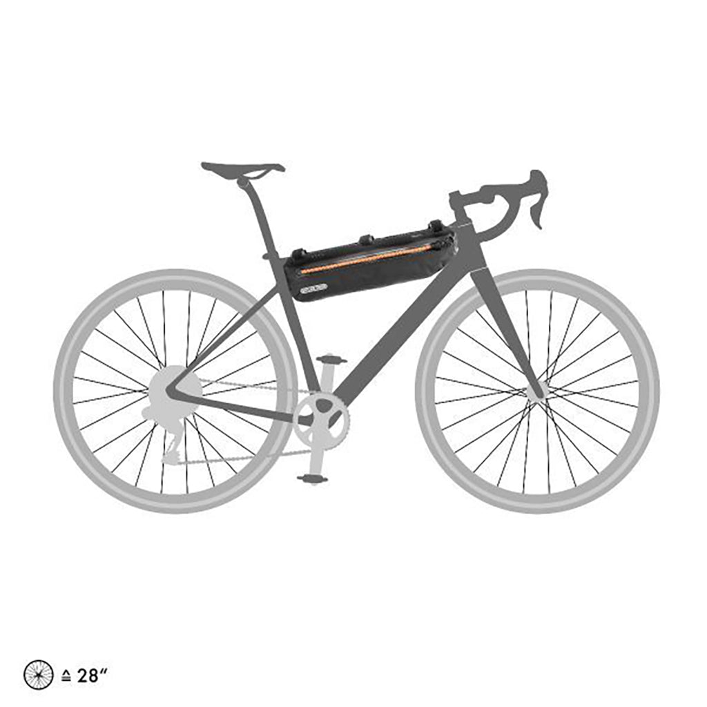 Ortlieb Top Tube Frame Pack - Black Matte Detail 6