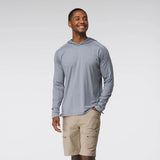 NRS Men's Silkweight Hoodie - Stone 1