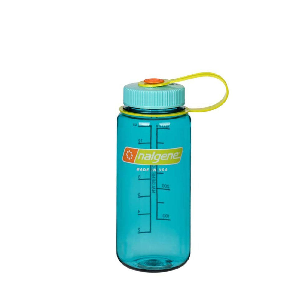 Nalgene Wide Mouth Sustain Water Bottle 500mL cerulean hero