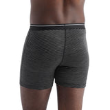 Icebreaker Men's Anatomica Merino Boxers gritstone heather back