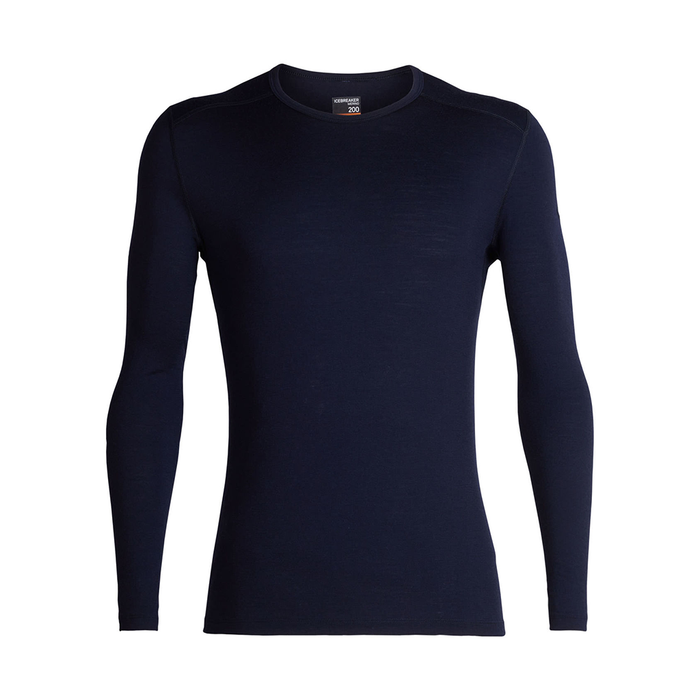 Icebreaker Men's 200 Oasis LongSleeve Crewe - Midnight Navy