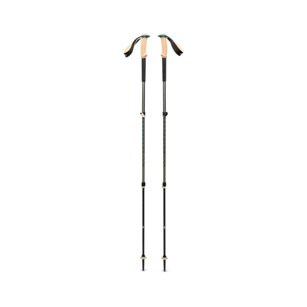 Black Diamond Trail Cork Trekking Poles Laurel Green Details 1
