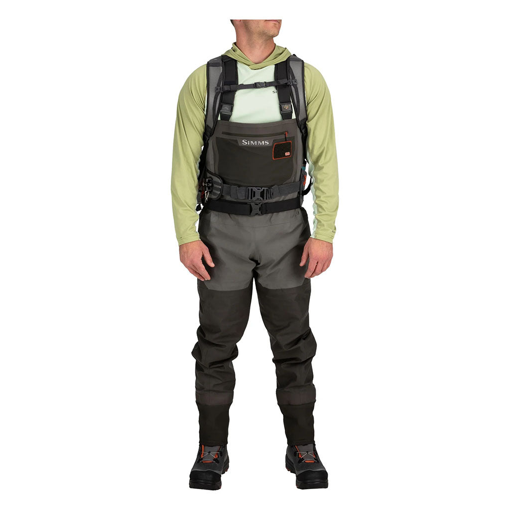 Simms Dry Creek Zip Backpack steel model 4