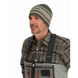 Simms Hayward Wool Beanie - Gunmetal Detail 1