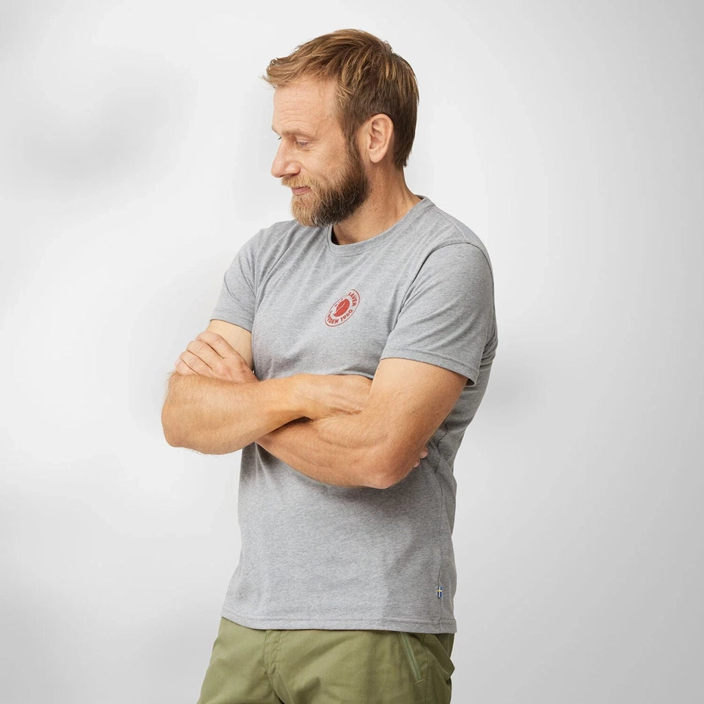 Fjallraven 1960 Logo T-shirt Grey Details 3