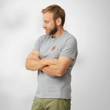 Fjallraven 1960 Logo T-shirt Grey Details 3