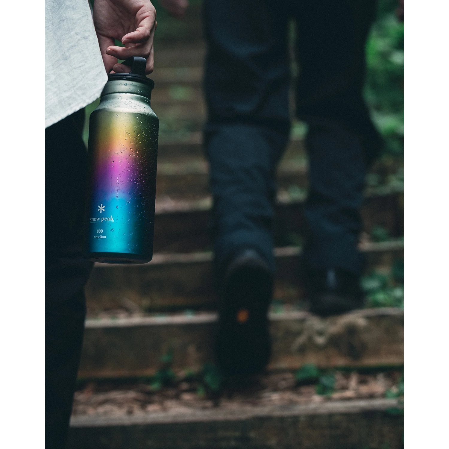 Snow Peak Titanium Aurora Bottle 800 - Rainbow