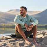 NRS Men's Caye Shirt - Desert Sage Details 6