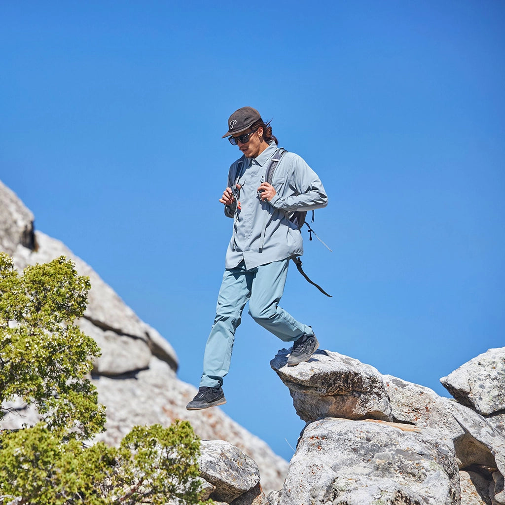 NRS Men's Long Sleeve Guide Shirt - Slate Details 4